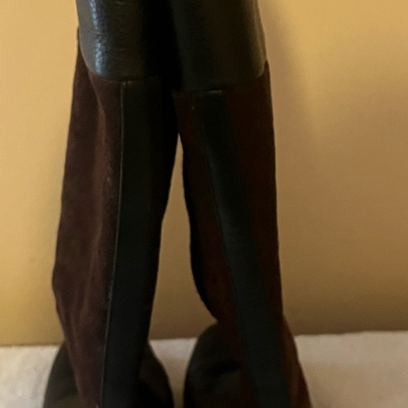 Ugg Leather & Sheepskin Zip Up Boots Sz 6 1/2 - Picture 4 of 15